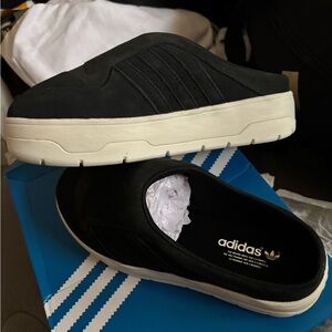 Adidas originals black mules